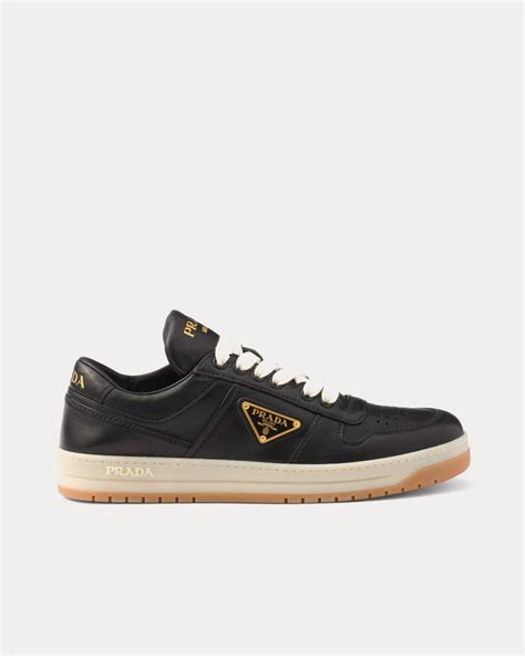 prada nappa nero men sneakers|Black Downtown Nappa Leather And Re.